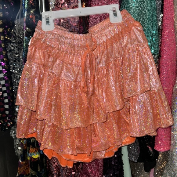 Sunkist 🌞 Sparkle Ruffle SKORT - Picture 5 of 5